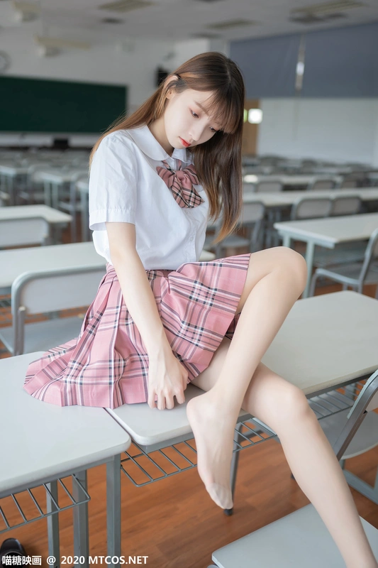 JKL.009 粉格JK制服 - 喵糖映画